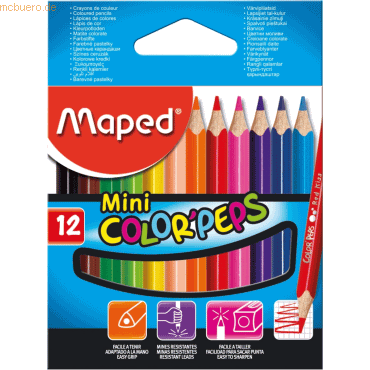 24 x Maped Buntstift Color'Peps Mini VE=12 Stück