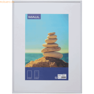 Maul Bilderrahmen Maulart Kunststoff / Kunststoffglas 29,3x39,2cm weiß