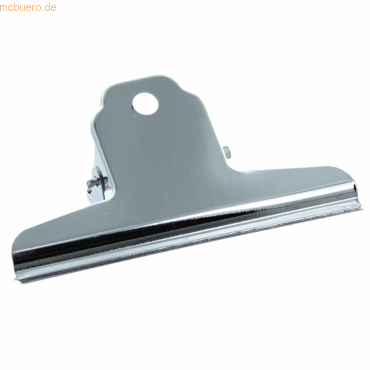 4002390084970 - 10 x Papier-Klemmer Maulbasic 100mm hellsilber 4002390084970 - 10 x Papier-Klemmer Maulbasic 100mm hellsilber