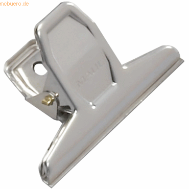 4002390046060 - Brief-Klemmer vernickelt Breite 75mm Klemmweite 20mm VE=2 Stück 4002390046060 - Brief-Klemmer vernickelt Breite 75mm Klemmweite 20mm VE=2 Stück