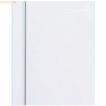 Maul A4 Schreibplatte Kunststoff Klemmer lange Seite weiß