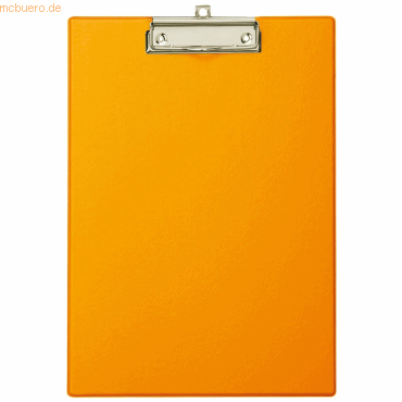 12 x Maul Schreibplatte mit Folienüberzug A4 hoch orange