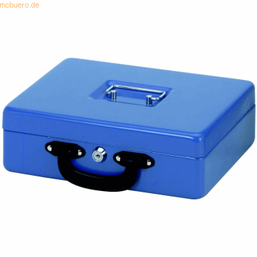 Maul Geldkassette 30x24,5x9,3cm mit Zähleinsatz blau