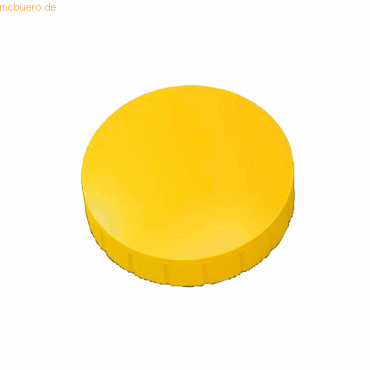 Maul Rundmagnet Solid 32 mm 0,8 kg Haftkraft 10 Stück gelb