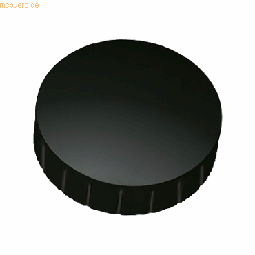 4002390054430 - MAUL Magnete MAULsolid Ø 38 mm 25 kg Haftkraft Vielseitiger Magnet mit Gehäuse aus bruchsicherem Kunststoff 1 Packung = 10 Stück Farbe schwarz