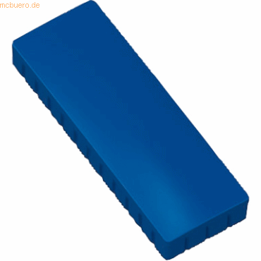 Maul Magnet Solid 54x19 mm 1 kg Haftkraft 10 Stück blau