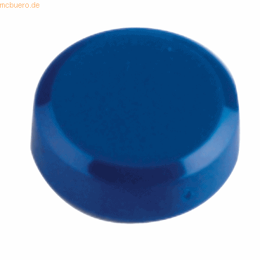 Maul Rundmagnet 20mm Durchmesser 0,3kg Haftkraft 20 Stück blau