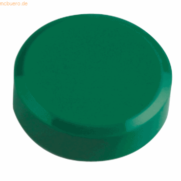 Maul Rundmagnet 30mm Durchmesser 0,6kg Haftkraft 20 Stück grün