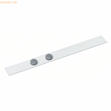 Maul Ferroleiste standard magnetisch 5x50 cm weiß sk mit 2 Magneten