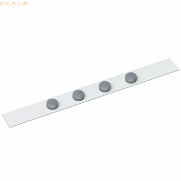 Maul Ferroleiste standard magnetisch 5x100 cm weiß sk mit 4 Magneten