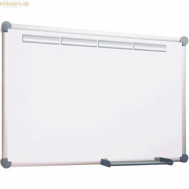 Maul Whiteboard 2000 Maulpro Komplett-Set plus 90x120cm grau