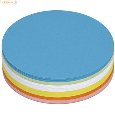 4002390067270 - MAUL Moderationskarten Kreis 95mm sortiert VE=120 stück