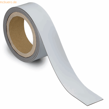 4002390063210 - MAUL Magnetband 40 mm x 3 m Dicke 1 mm weiß beschriftbares Kennzeichnungsband Non-Permanent-Marker - 1 Stück (6523702)