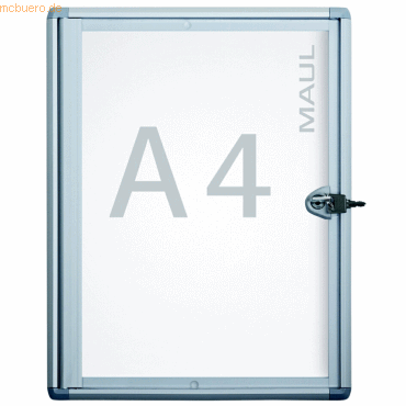 Maul Schaukasten extraslim 1xA4 aluminium Innenbereich 35x27,1x2,7cm