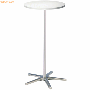 4002390063685 - Stehtisch 9323102 109cm (H) Ø 60cm (BxT) rund weiß 4002390063685 Maul