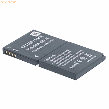 4021499101722 - Akku für Panasonic LUMIX DMC-FS40 EG Li-Ion 37 Volt 600 mAh schw