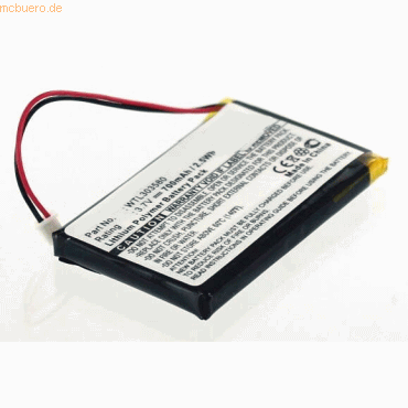 4021499104679 - Akku für Navgear WTL303580 Li-Pol 37 Volt 700 mAh schwarz 4021499104679 - Akku für Navgear WTL303580 Li-Pol 37 Volt 700 mAh schwarz