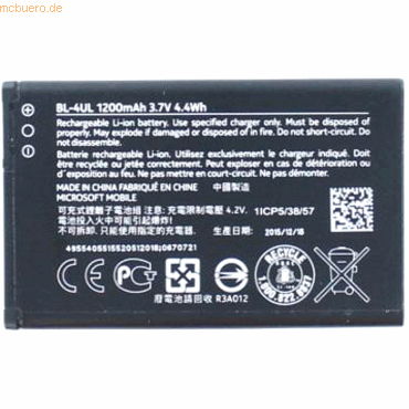 4059612317897 - Akku für 230 DUAL SIM Li-Ion 37 Volt 1200 mAh schwarz