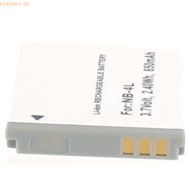 4059612347405 - Akku für Canon IXUS 115 Li-Ion 37 Volt 650 mAh grau 4059612347405 - Akku für Canon IXUS 115 Li-Ion 37 Volt 650 mAh grau