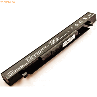 4059612581878 - Akku für Asus R510LAV-XX811H Li-Ion 144 Volt 2200 mAh schwarz