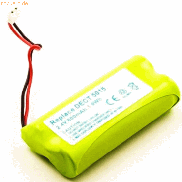 4059612598982 - Akku für Doro matra Dunea 362C NiMH 24 Volt 800 mAh grün