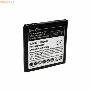 4021499111691 - Akku für Htc PI39200 Li-Ion 37 Volt 1300 mAh schwarz