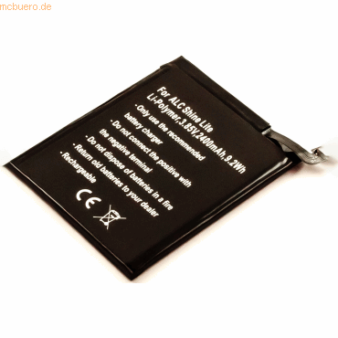 4059612612596 - Akku für Alcatel A3 Li-Pol 385 Volt 2400 mAh schwarz