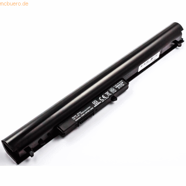 4059612353079 - Akku für Hewlett-Packard 15-R076NG Li-Ion 148 Volt 2200 mAh schw