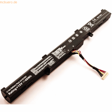 4059612353178 - Akku für Asus VIVOBOOK PRO N752VX-GC131 Li-Ion 15 Volt 3200 mAh s