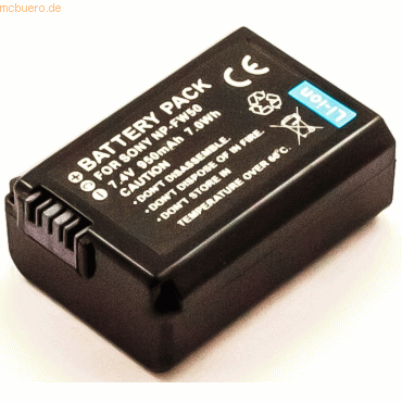 4059612354571 - Akku für Sony Alpha 7 Li-Ion 74 Volt 950 mAh schwarz