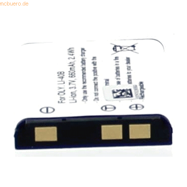4021499115170 - Akku für Olympus VH-210 Li-Ion 37 Volt 650 mAh schwarz 4021499115170 - Akku für Olympus VH-210 Li-Ion 37 Volt 650 mAh schwarz