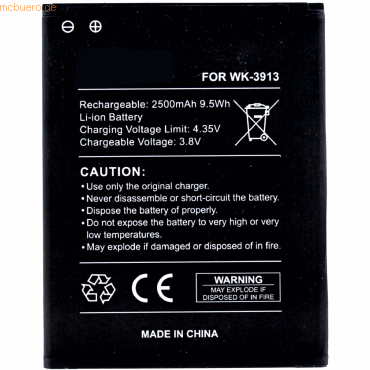 4059612361593 - Akku für Wiko Lenny 4 Lenny 4 Plus Li-Ion 38 Volt 2500 mAh sch 4059612361593 - Akku für Wiko Lenny 4 Lenny 4 Plus Li-Ion 38 Volt 2500 mAh sch