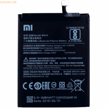 4059612362408 - Akku für Redmi Note 5 5 PLUS Li-Ion 385 Volt 3900 mAh 4059612362408 - Akku für Redmi Note 5 5 PLUS Li-Ion 385 Volt 3900 mAh