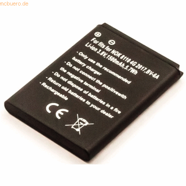 4059612365355 - Akku für Nokia 8110 4G 2017 Li-Ion 38 Volt 1500 mAh schwarz