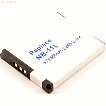 4059612370779 - Akku für Canon PowerShot SX432IS Li-Ion 37 Volt 600 mAh schwarz 4059612370779 - Akku für Canon PowerShot SX432IS Li-Ion 37 Volt 600 mAh schwarz