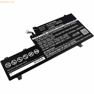 4059612373244 - Akku für Hewlett-Packard 863280-855 Li-Pol Volt 1155 mAh Schwarz