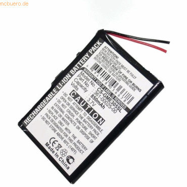 4059612376870 - Akku für Garmin 361-00025-00 Li-Ion 37 Volt 850 mAh Schwarz