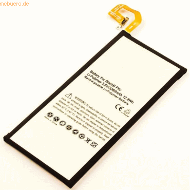 4059612377259 - Akku für Blackberry BAT-60122-003 Li-Pol 38 Volt 3300 mAh schwar