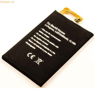 5706998681423 - Akku für Blackberry BAT-63108-003 Li-Pol 385 Volt 3400 mAh schwa