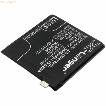 4059612377754 - Akku für Oneplus BLP699 Li-Pol 385 Volt 3900 mAh schwarz