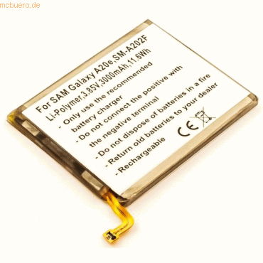 4059612378768 - Akku für Samsung EB-BA202ABU Li-Pol 385 Volt 2550 mAh silberfarb