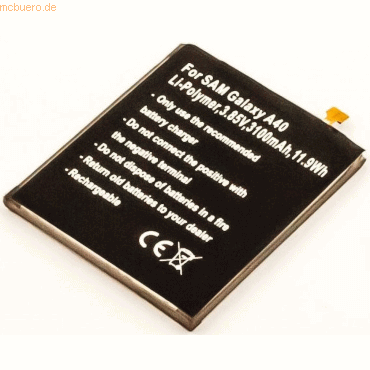 4059612378812 - Akku für Samsung GH82-19582A Li-Pol 385 Volt 3000 mAh silberfarb