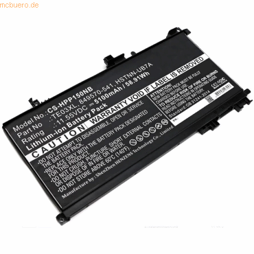 4059612379147 - Akku für Hewlett-Packard 849910-850 Li-Pol Volt 1155 mAh Schwarz