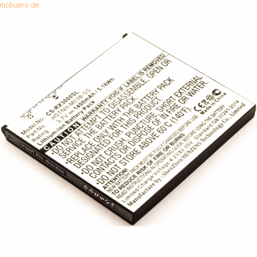 4059612382116 - Akku für Hewlett-Packard 360137-001 Li-Ion 37 Volt 1400 mAh schw