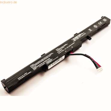4059612382253 - Akku für Asus VivoBook X751LN-TY046H Li-Ion Volt 148 mAh schwarz
