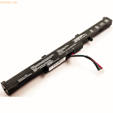 4059612382345 - Akku für Asus F751MA-TY236H Li-Ion 148 Volt 2200 mAh schwarz