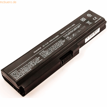 4059612382659 - Akku für Toshiba Satellite L750D-1DW Li-Ion Volt 108 mAh schwarz