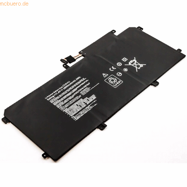 4059612385322 - Akku für Asus UX305CA-1A Li-Pol 114 Volt 3800 mAh schwarz