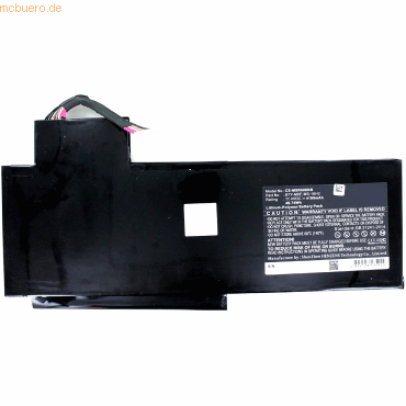 4059612389306 - Akku für Msi BTY-L76 Li-Ion 111 Volt 5400 mAh schwarz