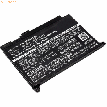 4059612389931 - Akku für Hewlett-Packard 15-AU046NG Li-Pol 77 Volt 5300 mAh schw